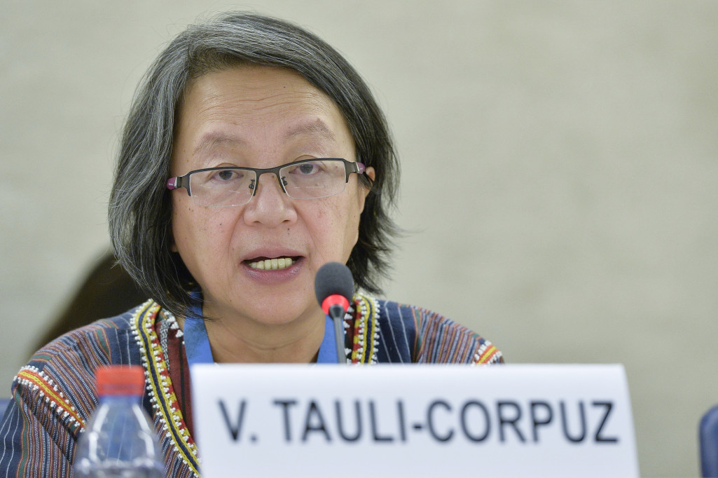 Relatora especial da ONU sobre direitos dos povos indígenas, Victoria Tauli-Corpuz. Foto: Jean-Marc Ferré/ONU