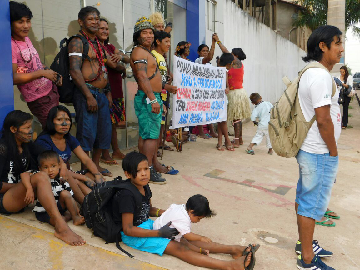 Ocupação na Faculdade de Itaituba deve durar até que audiência seja cancelada. Foto: Barbara Dias/Cimi Norte 2
