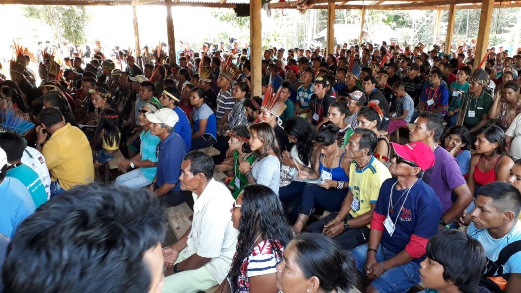 Encontro reuniu mais de 500 indígenas na Terra Indígena Kapyra-Kanakury, município de Pauni (AM). Foto: Queops Melo/Cimi Regional Norte 1