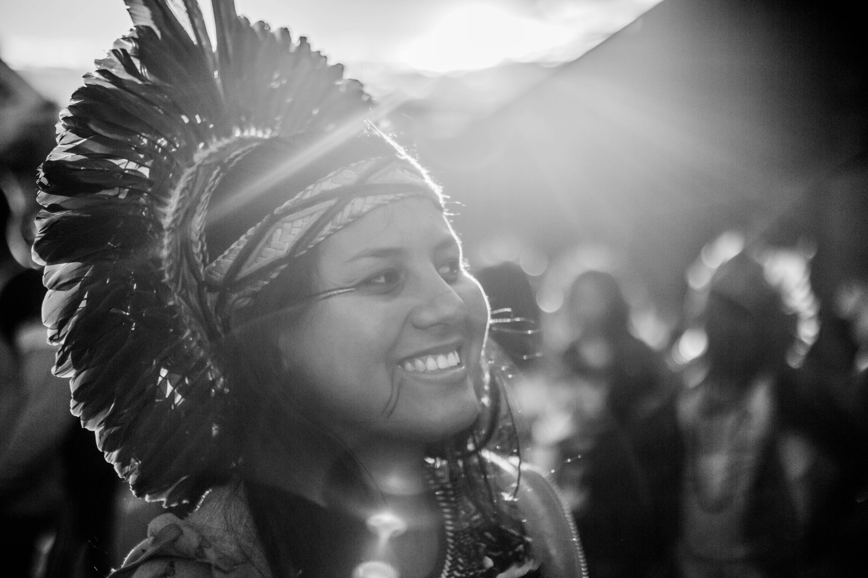 Movimento de estudantes indígenas e quilombolas em Brasília. Foto: Guilherme Cavalli/Cimi