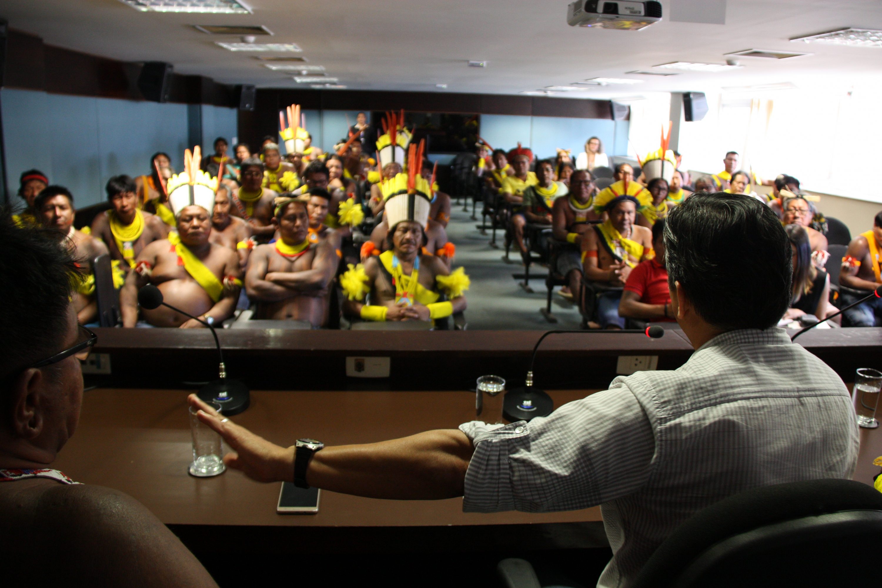 Audiência com representantes das etnias Xikrin e Kayapó. Foto: Ascom MPF