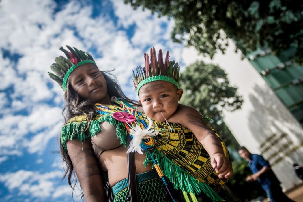 A organização das mulheres indígenas busca enfrentar os retrocessos imposto pelo Governo Bolsonaro. Foto: Matheus Alves/MNI