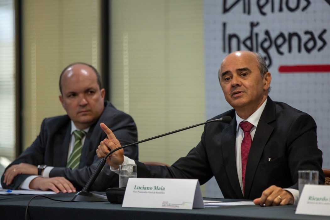 Luciano Maia, Vice-Procurador-Geral da República, durante sua presentação defendeu a autonomia dos povo indígenas. Foto: Tiago Miotto/Cimi