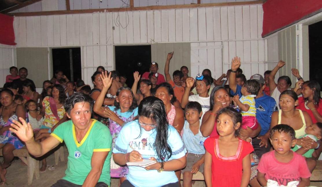 Estudo de Caso é aprovado pelos indígenas da aldeia Matatibem. Foto por Raimundo Francisco