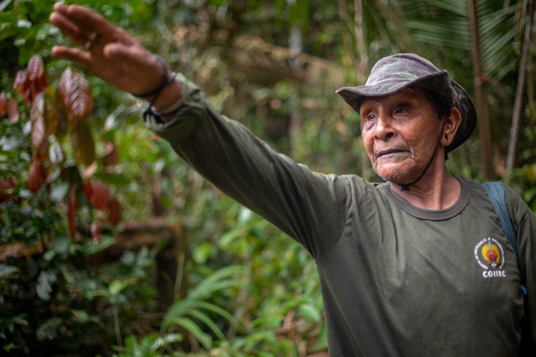 Aripã, liderança do povo Karipuna, em Rondônia. Foto: Tiago Miotto/Cimi