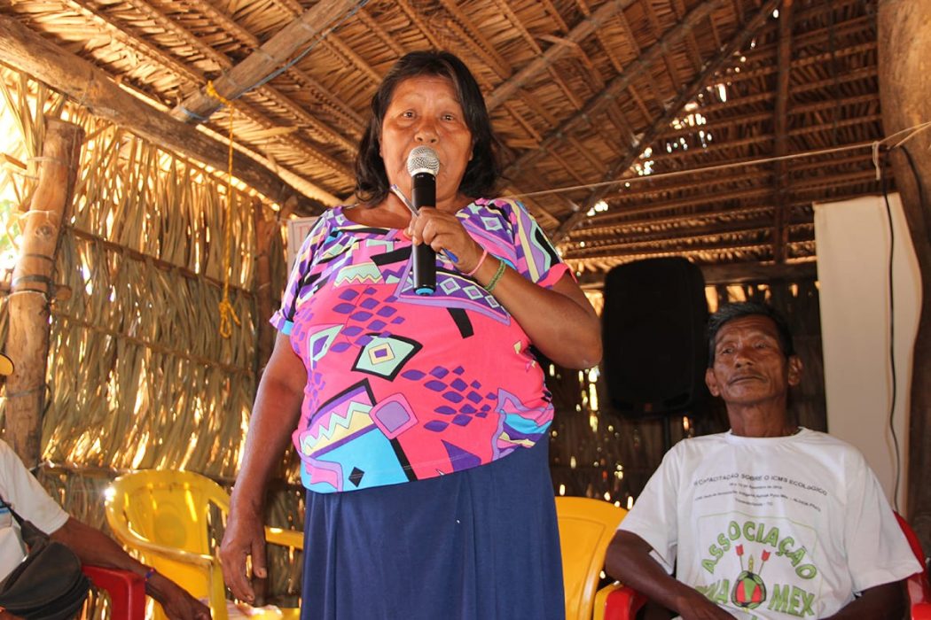 Encontro sobre direitos indígenas na TI Apinajé. Foto: Laudovina Pereira/Cimi Goiás-Tocantins