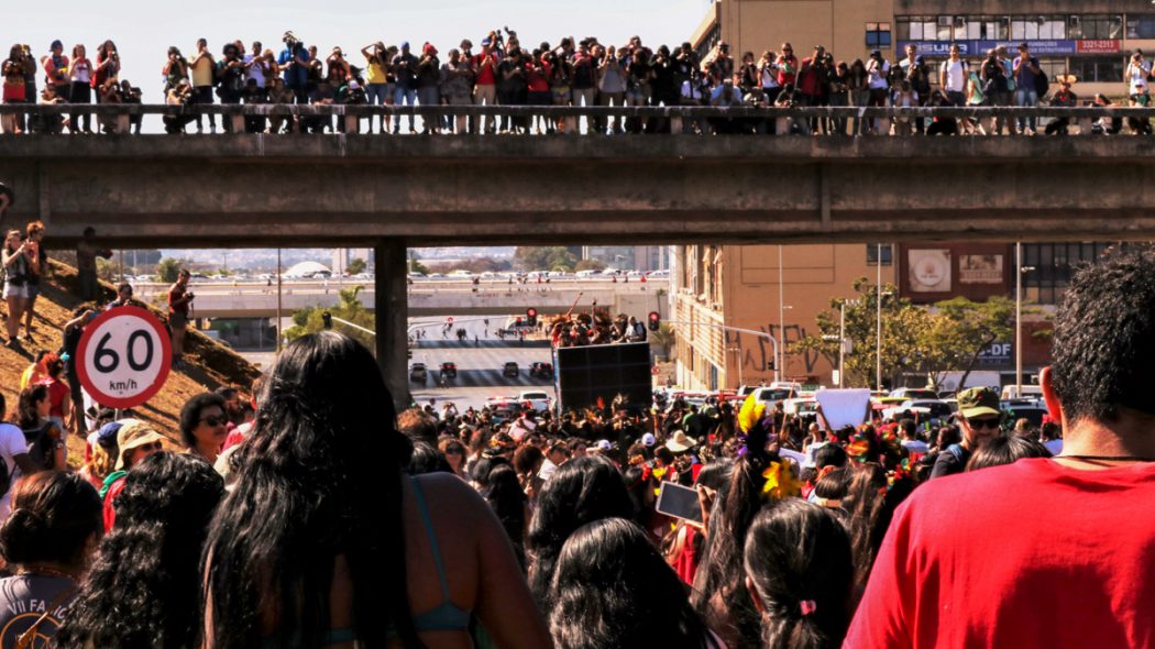 Com ampla divulgação, no dia 14, a Marcha das Mulheres Indígenas se junta à Marcha das Margaridas. Foto: Adi Spezia/Cimi