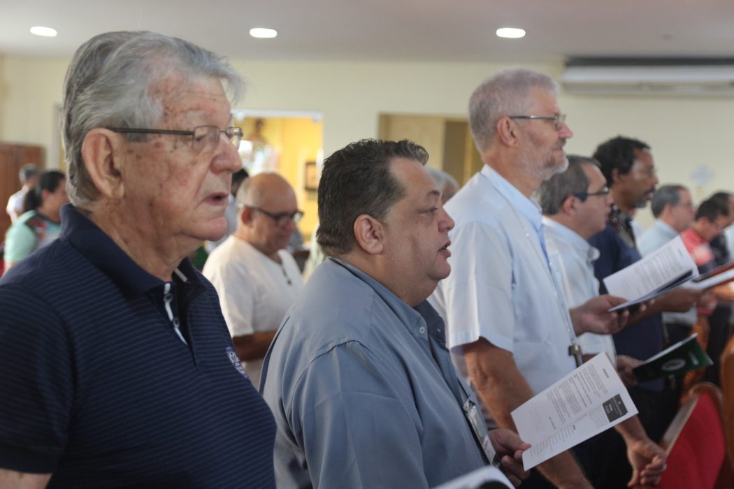 Encontro de Estudos do Documento de Trabalho do Sínodo ocorre no Centro de Espiritualidade Monte Tabor, da Arquidiocese de Belém. Foto: Repam Brasil