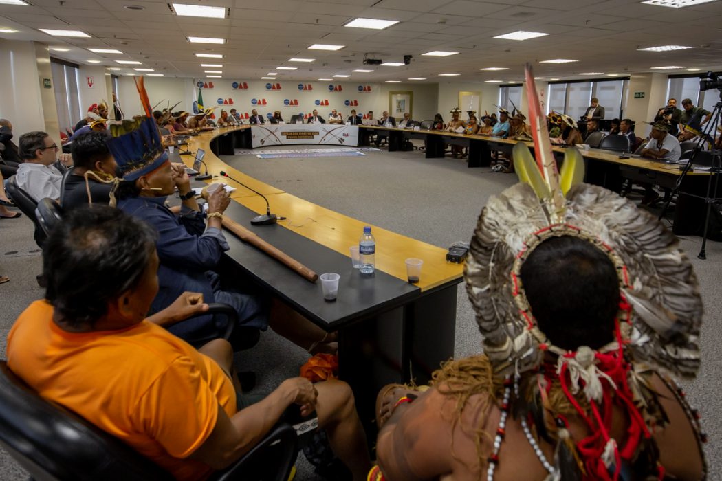 Audiência pública sobre a defesa dos direitos indígenas na OAB. Foto: Tiago Miotto/Cimi