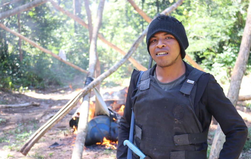 Paulo Paulino Guajajara, Guardião da Floresta assassinado na Terra Indígena Arariboia. Foto: Sarah Shenker/Survival International