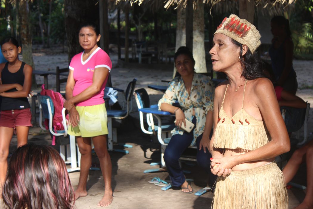 O protocolo de consulta do povo Munduruku Takuara foi construído por meio de assembleias, reuniões e oficinas. Foto: divulgação