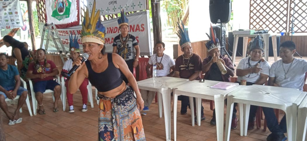Encontro da Retomada Coletiva do Movimento Indígena no Amazonas aconteceu nos dias 30 e 31 de março em Manaus (AM). Foto: Lígia Kloster Apel/Cimi Norte 1
