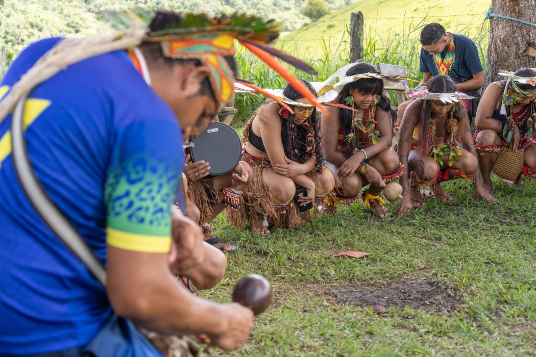 Ritual Pataxó em retomada na TI Barra Velha do Monte Pascoal. Foto: Maiara Dourado/Cimi