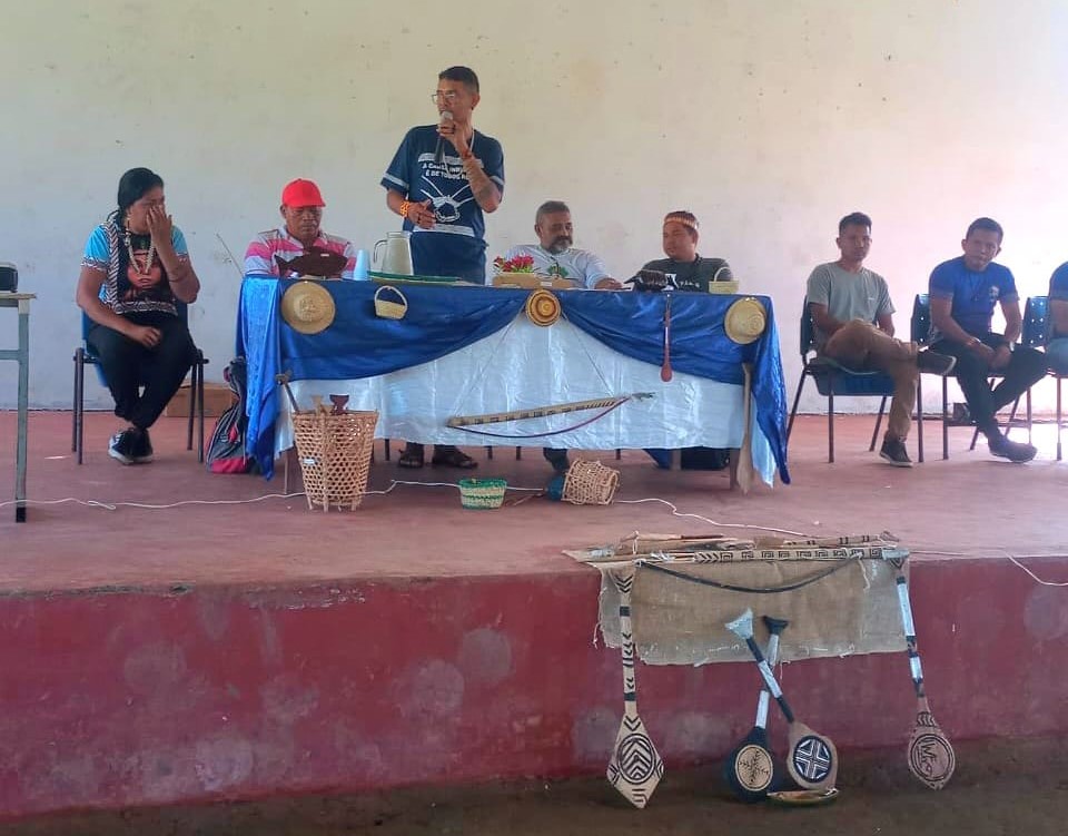 Cimi participa do Encontro de Educação Escolar Indígena em Tefé (AM). Foto: Cimi Regional Norte 1/ Equipe Tefé