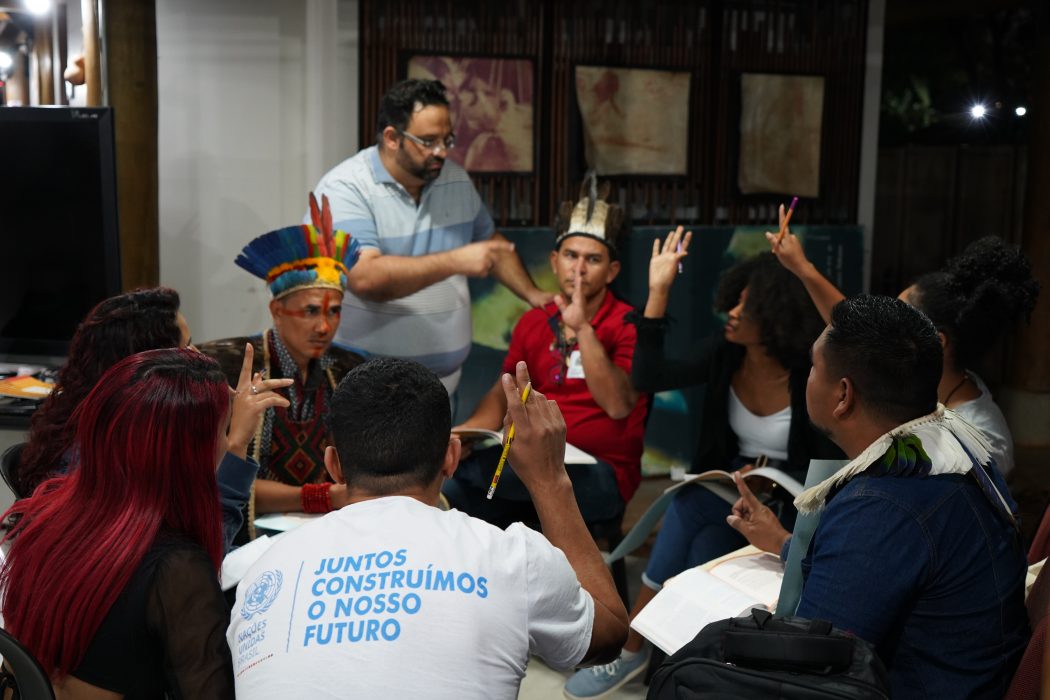 I Curso preparatório para bolsistas indígenas e quilombolas das Nações Unidas sobre o sistema de proteção universal de direitos humanos. Foto: Adi Spezia/Cimi