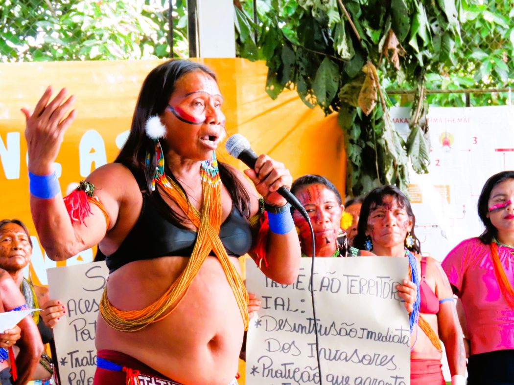IV Fórum de Lideranças Yanomami e Ye'kwana, em Maturacá, na região de São Gabriel da Cachoeira (AM), TI Yanomami, julho de 2023. Foto: Evilene Paixao / Hutukara Associação Yanomami. 