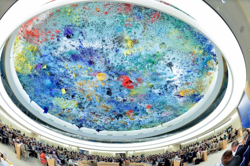 Conselho de Direitos Humanos da ONU, em Genebra. Foto: ONU/Divulgação