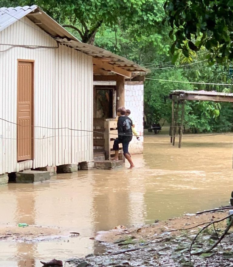 Comunidade Mbya Guarani reivindica a demarcação do território mediante os frequentes alagamentos no tekoha Pindó Poty