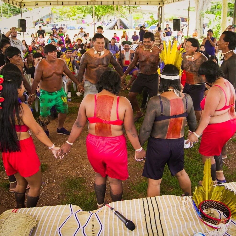 II Acampamento Terra Livre de Mato Grosso reúne indígenas de 43 povos do estado em Cuiabá. Foto: Equipe de cobertura do ATL-MT 2024 | Setor de Comunicação da Fepoimt