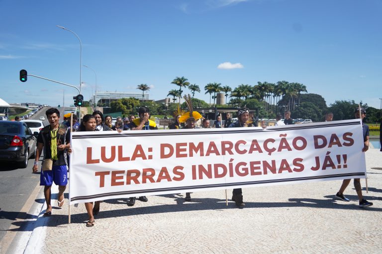 Em Brasília, povos indígenas da região Sul e Sudeste cobram demarcação e derrubada da Lei 14.701