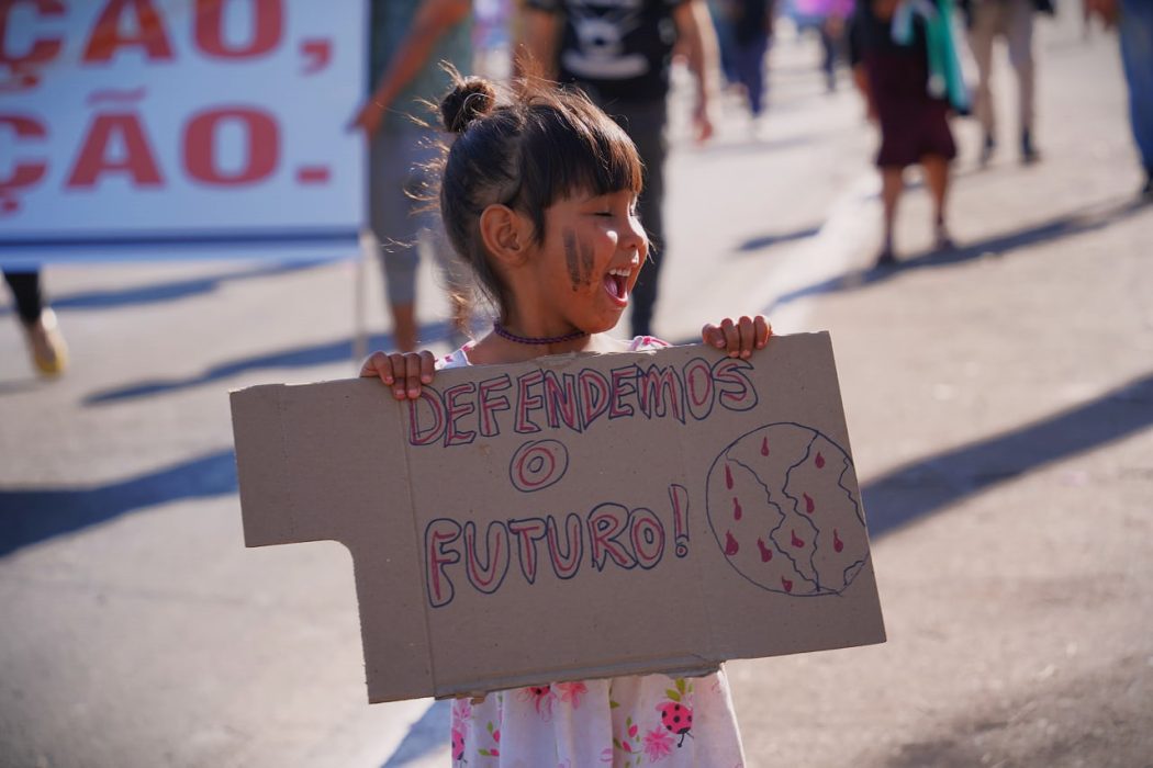 Manifestação durante o Levante pela Terra realizado entre os dias 24 a 28 de junho, de 2024. Foto: Adi Spezia | Cimi