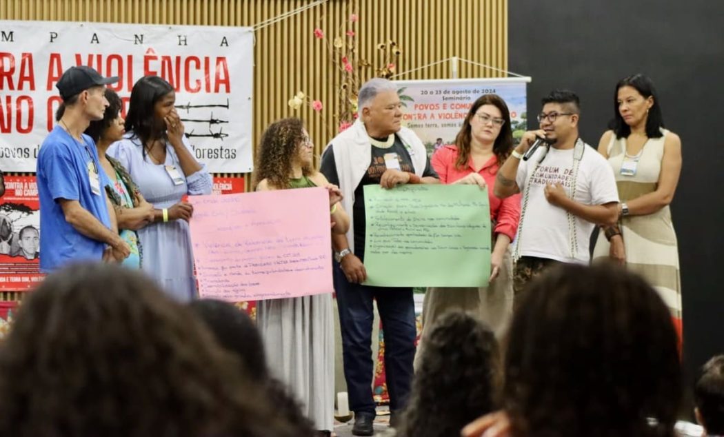 Seminário dos Povos Conta a violência no Campo, agosto de 2024. Foto: Cláudia Pereira/Articulação das Pastorais do Campo