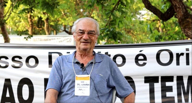 Padre Lothário Thiel. Foto: A Fronte -Jornalismo das Gentes