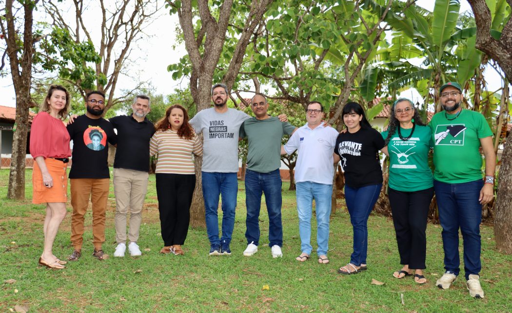 Coordenação reunida em Luziânia (GO). Foto: Cláudia Pereira | APC