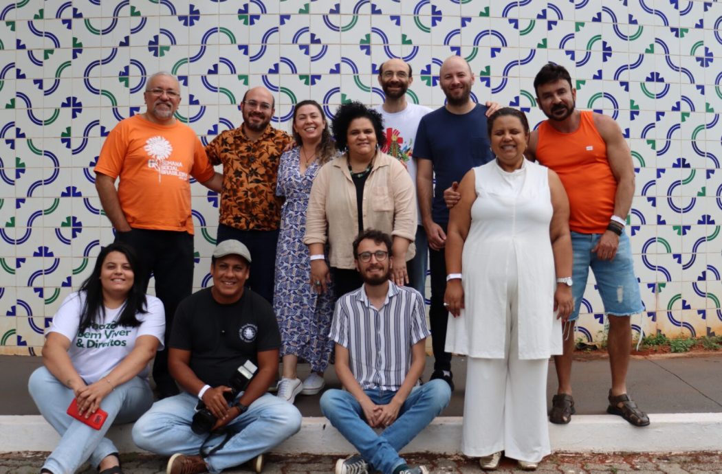 Comunicadores reunidos em Brasília, vivenciam partilhas para a Comunicação Sociotranformadora. Foto: Claudia Pereira | Cepast | Articulação das Pastorais do Campo