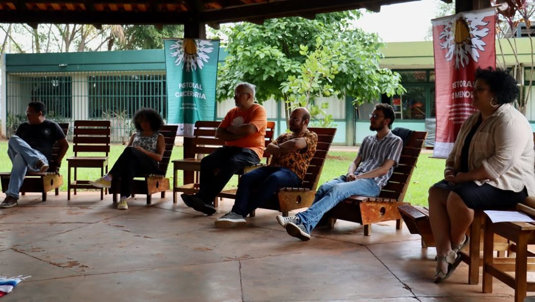 Comunicadores reunidos em Brasília, vivenciam partilhas para a Comunicação Sociotranformadora. Foto: Claudia Pereira | Cepast | Articulação das Pastorais do Campo