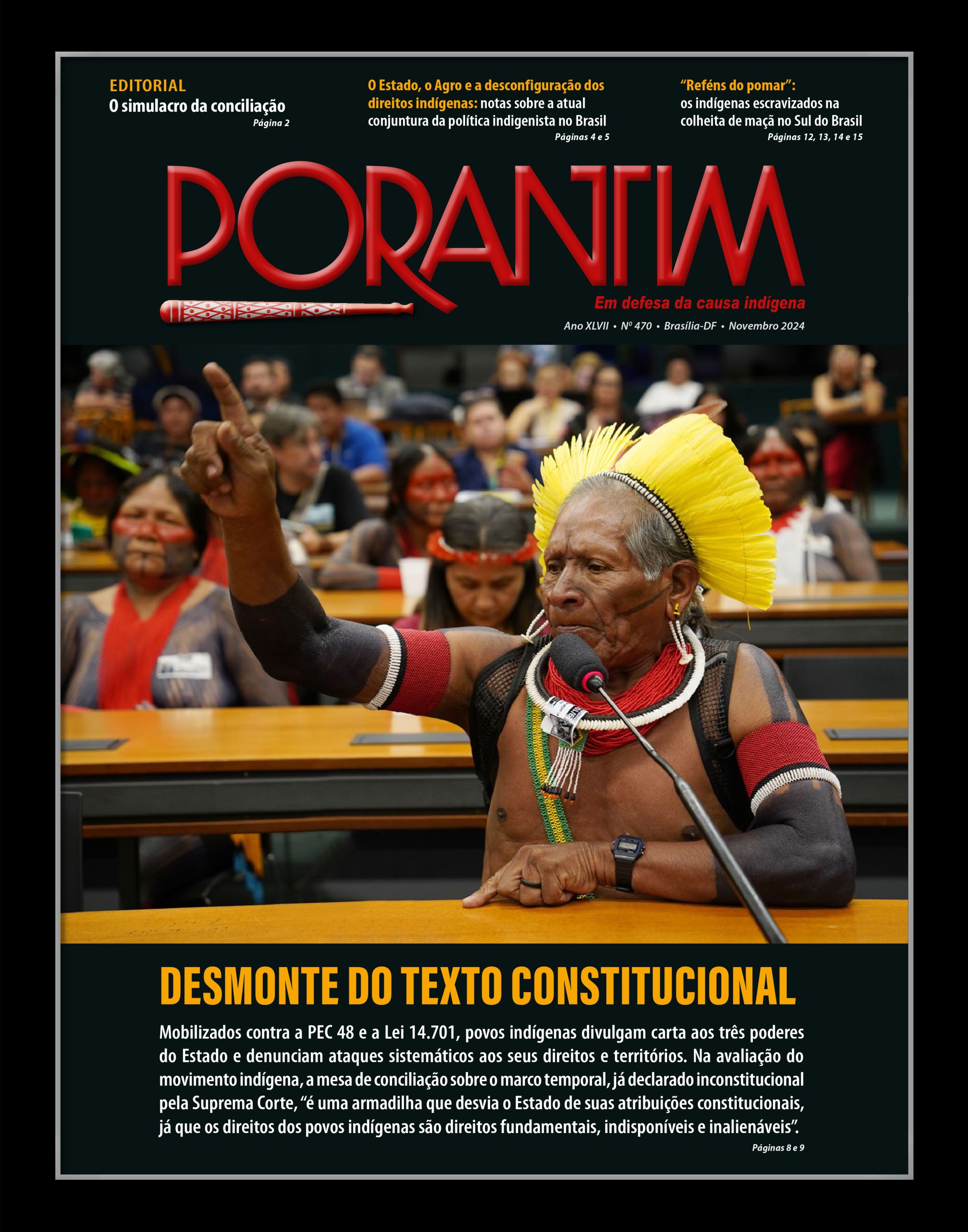 Porantim 470: Desmonte do Texto Constitucional