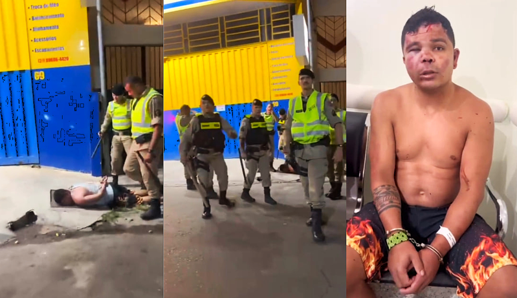 Indígenas Pataxó e Pataxó-Hãhãhãe sofrem agressão policial durante celebração do Carnaval, em Minas Gerais. Crédito: Vídeo Comunidade Indígena 