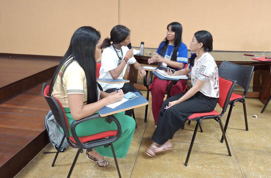 A Oficina "Juventude Indígena e as Mídias Sociais no Contexto Urbano" contou com 32 jovens de onze comunidades indígenas. Foto: Ligia Apel | Cimi Regional Norte 1