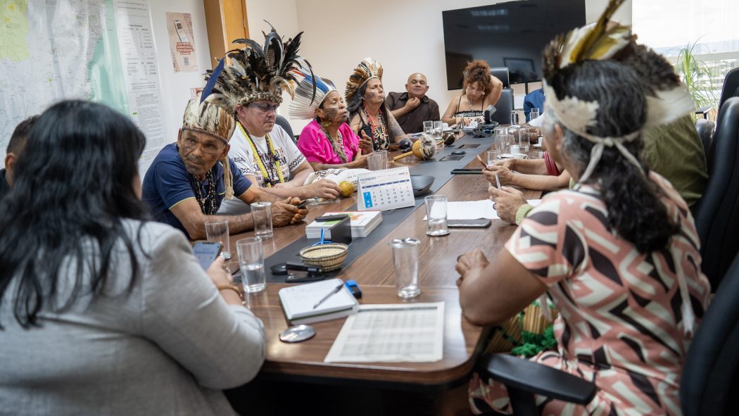 Pela demarcação de seus territórios e acesso às políticas públicas, indígenas do Piauí realizam incidência em Brasília. Foto: Adi Spezia | Cimi