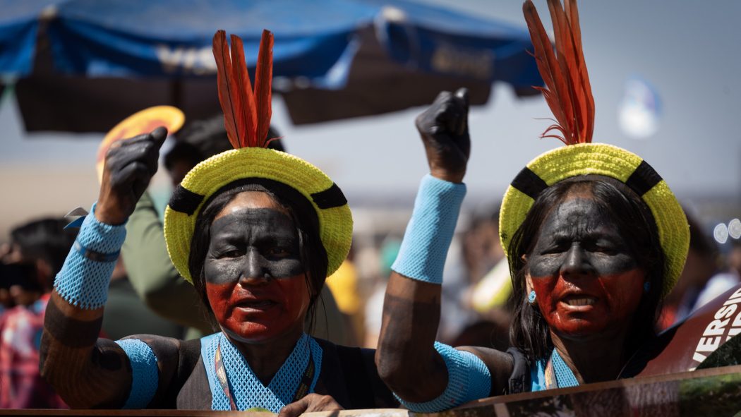 IV Marcha das Mulheres Indígenas, em Brasília (DF), em agosto de 2025. Foto: Hellen Loures/Cimi