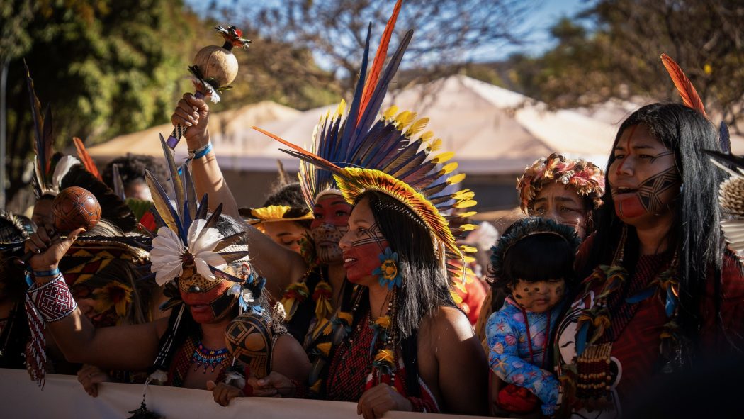 IV Marcha das Mulheres Indígenas, em Brasília (DF), em agosto de 2025. Foto: Hellen Loures/Cimi