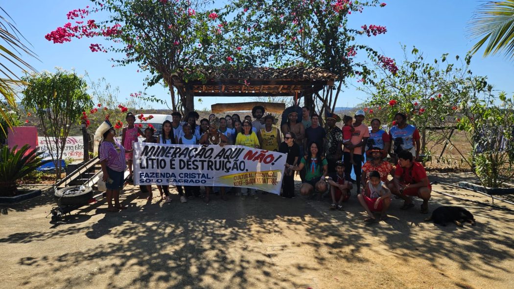 Ocupação da Fazenda Cristal pelos povos Pankararu e Pataxó, no Vale do Jequitinhonha. Foto: Bruno Marcos Cimi Regional Leste