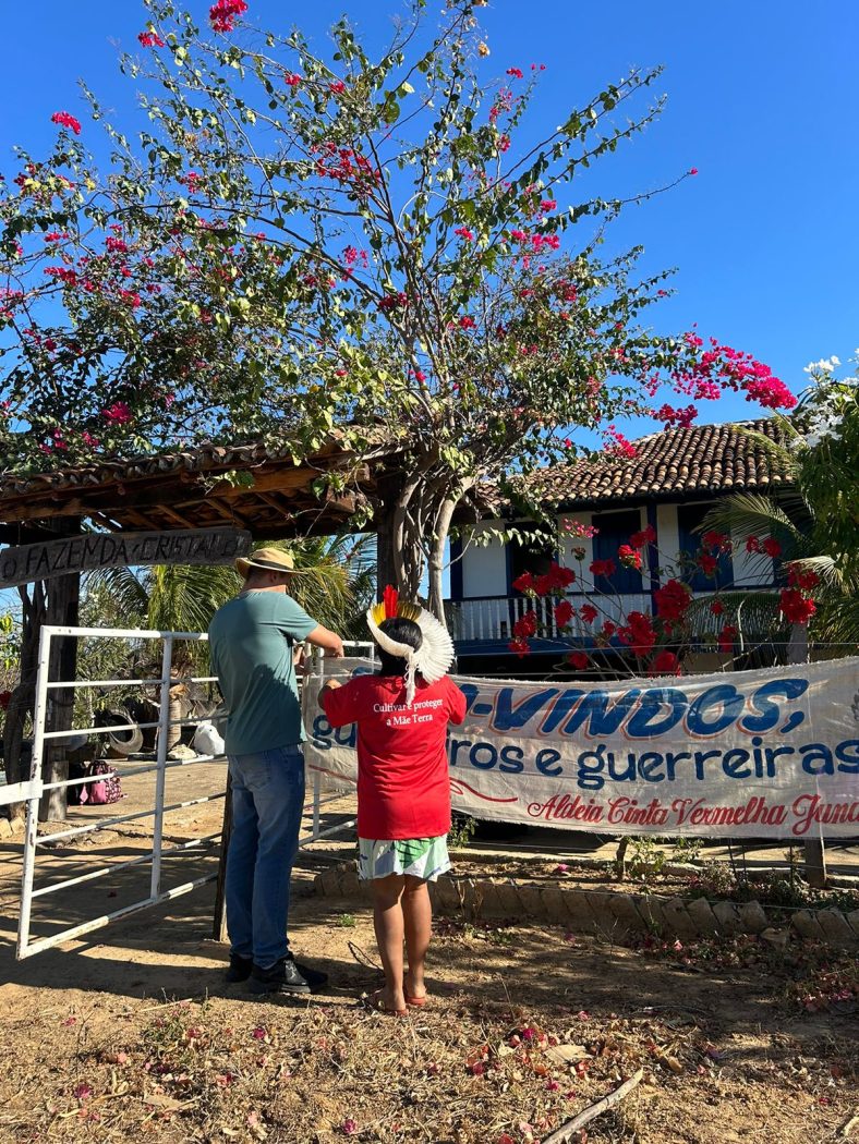 Ocupação da Fazenda Cristal pelos povos Pankararú e Pataxó, no Vale do Jequitinhonha. Foto: Comunidade Pankararú e Pataxó