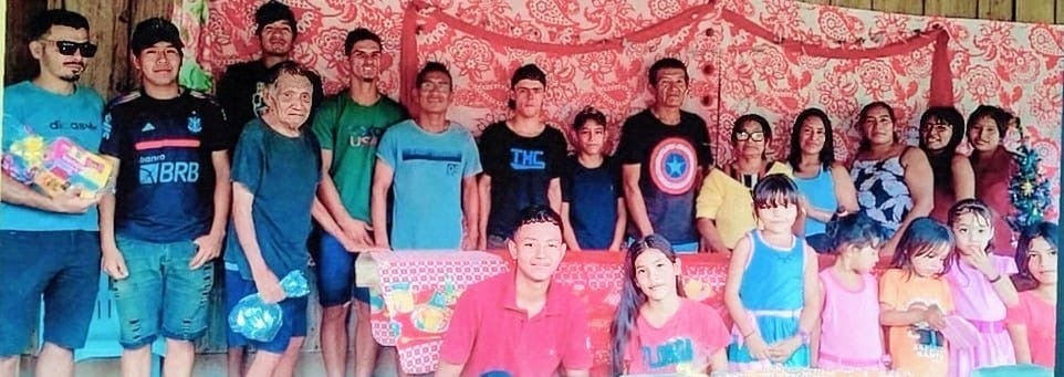 Família de Mercedes Guaratira do rio Tanaru Foto: Arquivo Pessoal/Rosalina Guaratira Sakyrabiar 