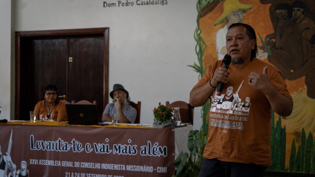 Tarde de análise da conjuntura política e indigenista na XXVI Assembleia Geral do Cimi, no dia 21 de setembro de 2025. Foto: Hellen Loures/Cimi