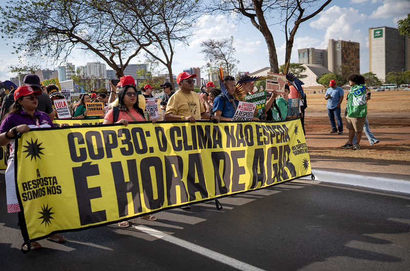 Ato “Demarca, Lula”. Foto: Hellen Loures | Cimi