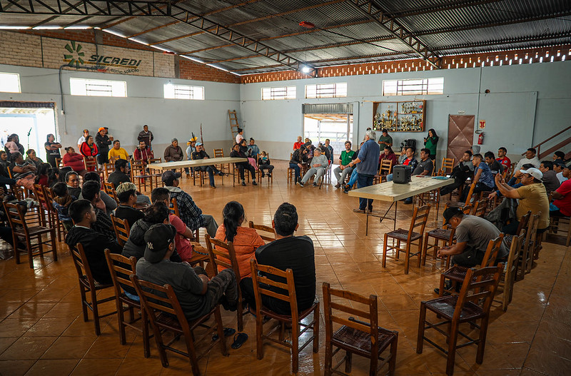 Defensoria realiza ação para o Mês Nacional do Júri na Aldeia Kandóia (RS). Foto: Nelson Vasconcelos/ASCOM DPU
