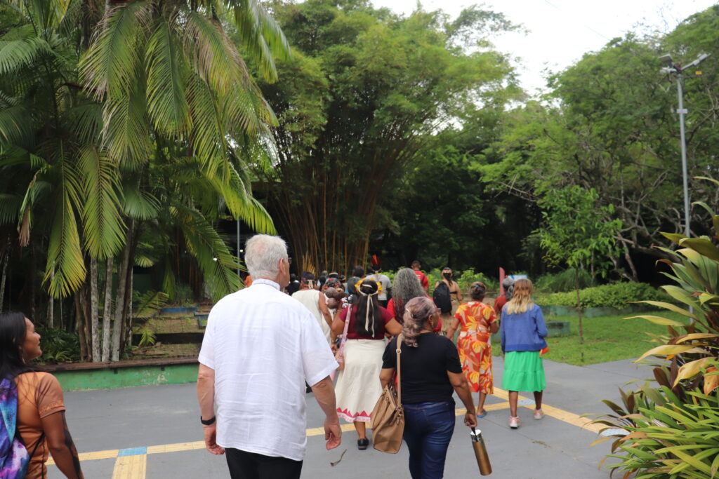 O Jubileu do Povos Originários reuniu lideranças e entidades indígenas no Parque do Mindú, espaço simbólico de biodiversidade e ancestralidade. Foto: Emmanuel Grieco | CNBB Regional Norte 1