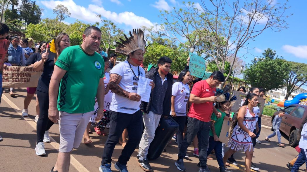 O caso aconteceu no dia 10/10, durante uma atividade organizada pela prefeitura. Foto: Terra Indígena Mato Castelhano (RS)
