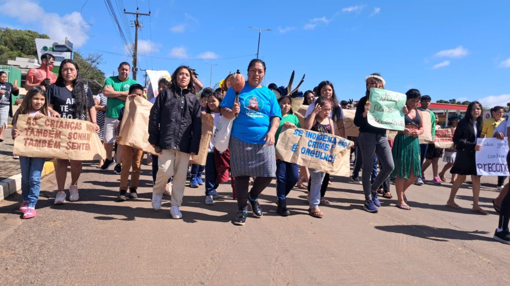 O caso aconteceu no dia 10/10, durante uma atividade organizada pela prefeitura. Foto: Terra Indígena Mato Castelhano (RS)