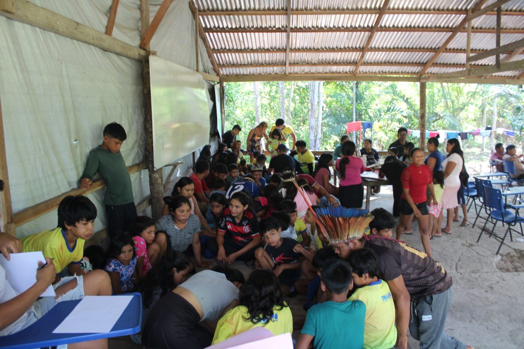 O tema central foi o direito à educação de qualidade, diferenciada, específica e bilíngue, conforme prevê a legislação brasileira. Daniel dos Santos Lima | Cimi Regional Norte 1