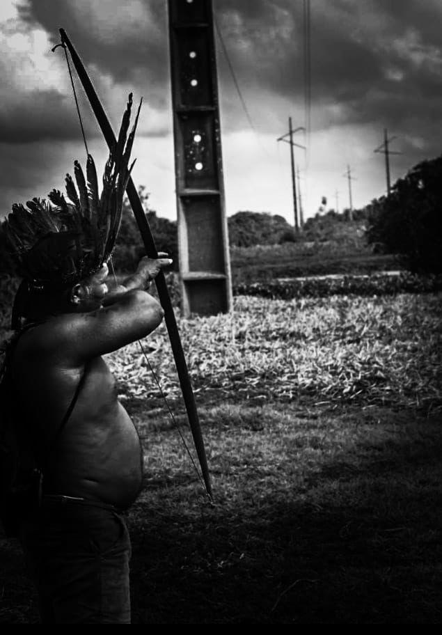 Povo Akroá Gamella denuncia crimes ambientais e violações de direitos em obra de linhão da Equatorial Maranhão. Foto: Povo Akroá Gamella