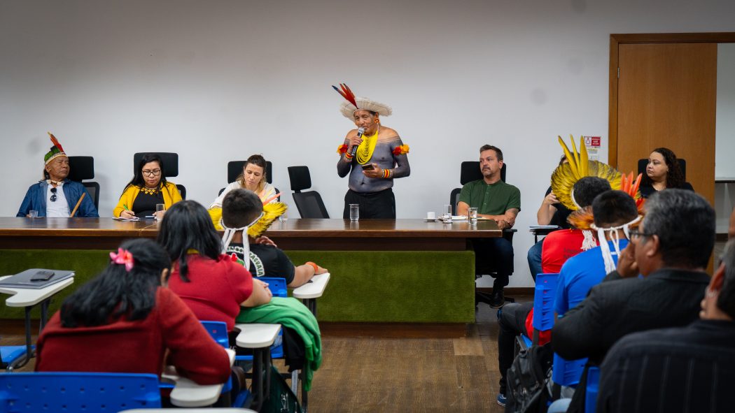 Onze povos de sete regiões do estado do Mato Grosso realizam reuniões e audiências com órgãos públicos em Brasília entre 11 e 15 de maio. Foto: Clara Comandolli/Cimi.