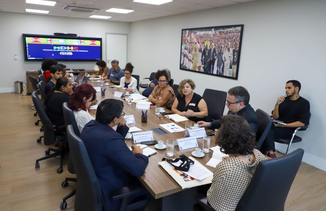 A agenda de incidência política, realizada em 12 de maio, destacou a importância do monitoramento do Governo e o compromisso com o orçamento. Foto: Duda Rodrigues | MDHC