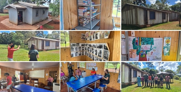 O projeto "Educação Escolar Indígena como Direito” foi articulado pela Ouvidoria-Geral e pelo Núcleo de Defesa Étnico-Racial da DPE-RS, a partir de demandas dos povos indígenas do estado. Fotos do relatório do projeto.